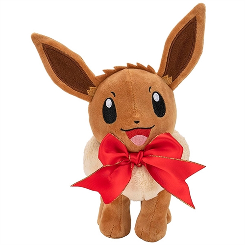 Pokémon Plushie - Holiday Eevee 20 cm - Pokemon Legetøj